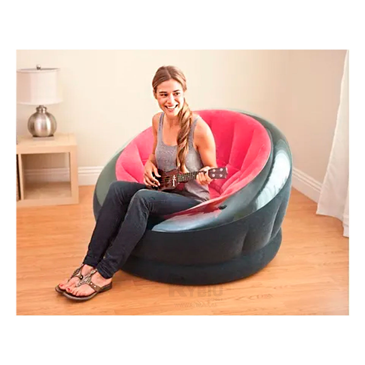 Sofa Ergonomico y Portatil de Color Rosado Y+Agendita