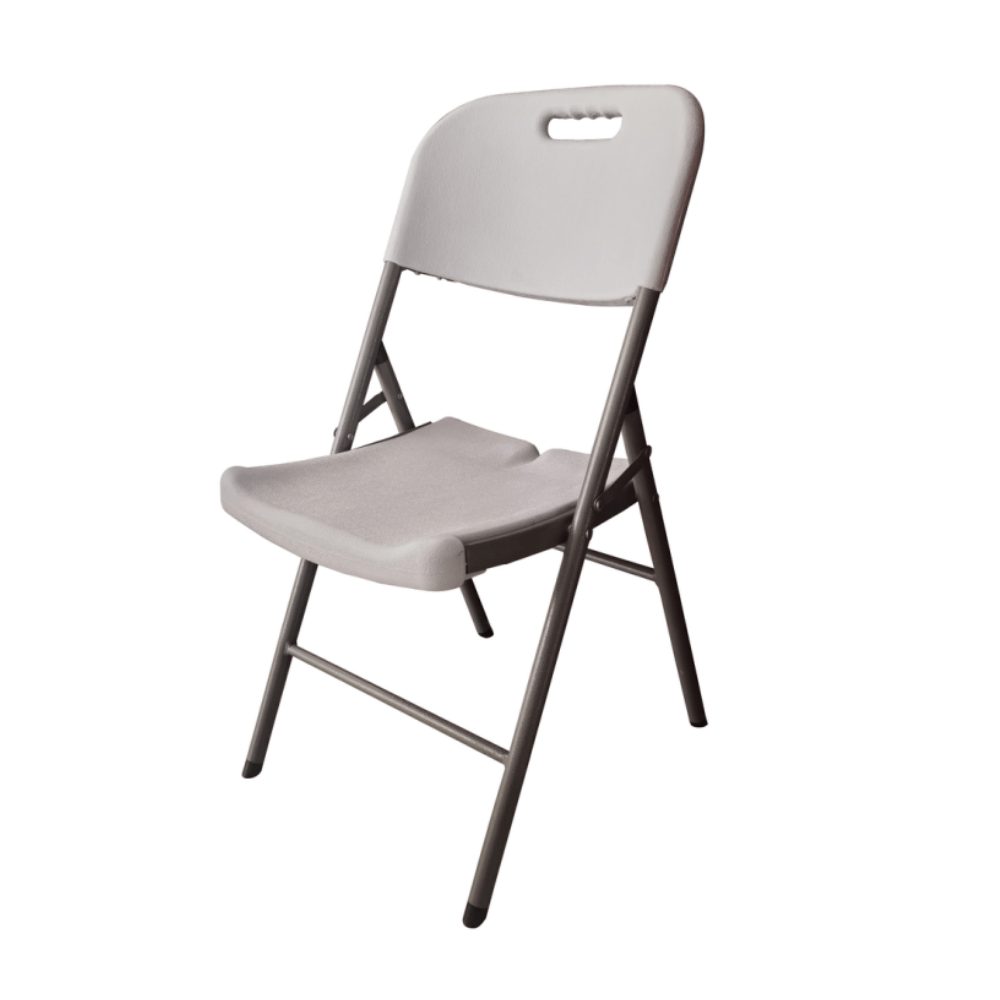Silla Plegable GB-ZD108B Plástico Blanca Orange