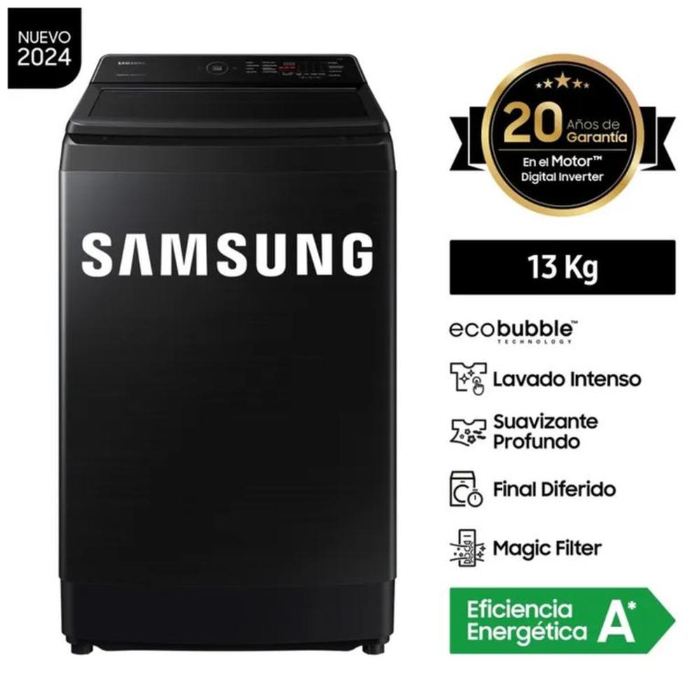 LAVADORA SAMSUNG WA13CG5441BV 13KG