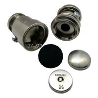 1000 Casquillo Más Troquel para Forrar Botones Numero 36 de 23mm