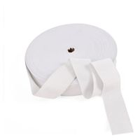 Cinta Elastica para Costura Elastico Poliester Blanco de 5cm 50mm por 45 Metros