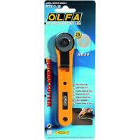 Cuter Cortador Rotativo de Mango Recto Olfa 28mm para Tela Costura Manualidades