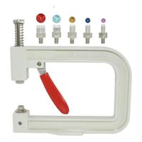 Maquina Remachadora para Perlas Aplicador Fijacion de Perlas Mas 5 dados