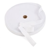 Banda Cinta Elastica para Costura Elastico Poliester Blanco de 3cm 30mm por 45 Mts