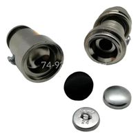 1000 Casquillo Más Troquel para Forrar Botones Numero 24 de 15mm