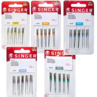 Agujas Singer para Maquinas de Coser Domestica por 50pc