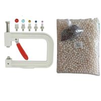 Juego de Remachadora con Accesorios de  Perlas 1 Bolsa de Perla 8mm