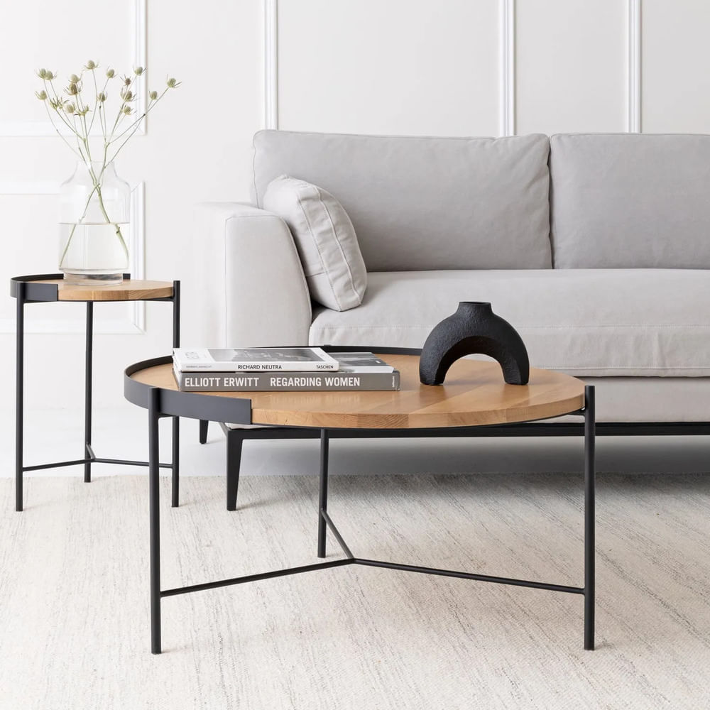 Mesa de Centro Minimalista Moderno Galvan Color Panela TU MESITA