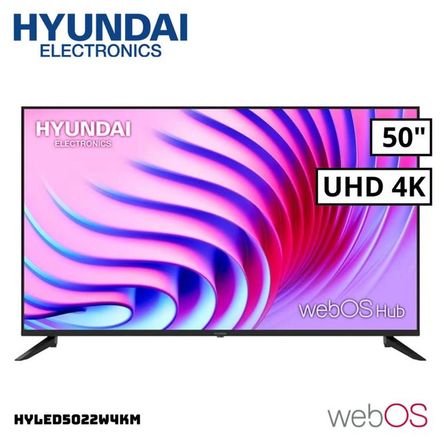 TELEVISOR HYUNDAI  50” HYLED5022W4KM 4K ULTRA HD SMART TV