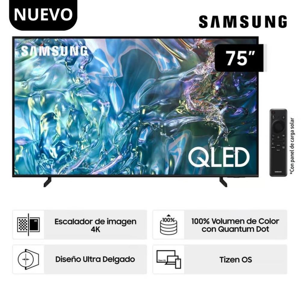 Televisor Samsung 75 QLED UHD 4K Smart QN75Q60DAGXPE Televisor Samsung 75 QLED UHD 4K Smart QN75Q60DAGXPE