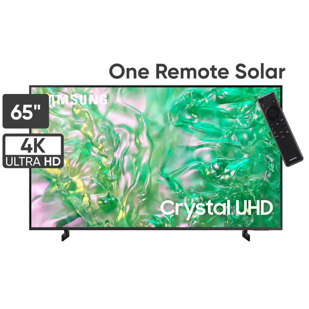 TELEVISOR SAMSUNG 65” CRYSTAL UHD 4K TIZEN OS SMART TV 65DU8000GXPE