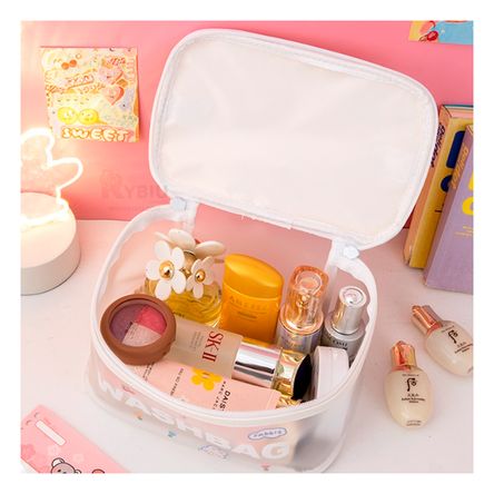 Cosmetiquera Rectangular Blanca Cosmetiquera Rectangular Blanca