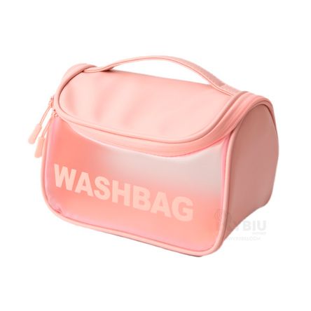 Cosmetiquera TransparenteRosado Cosmetiquera TransparenteRosado