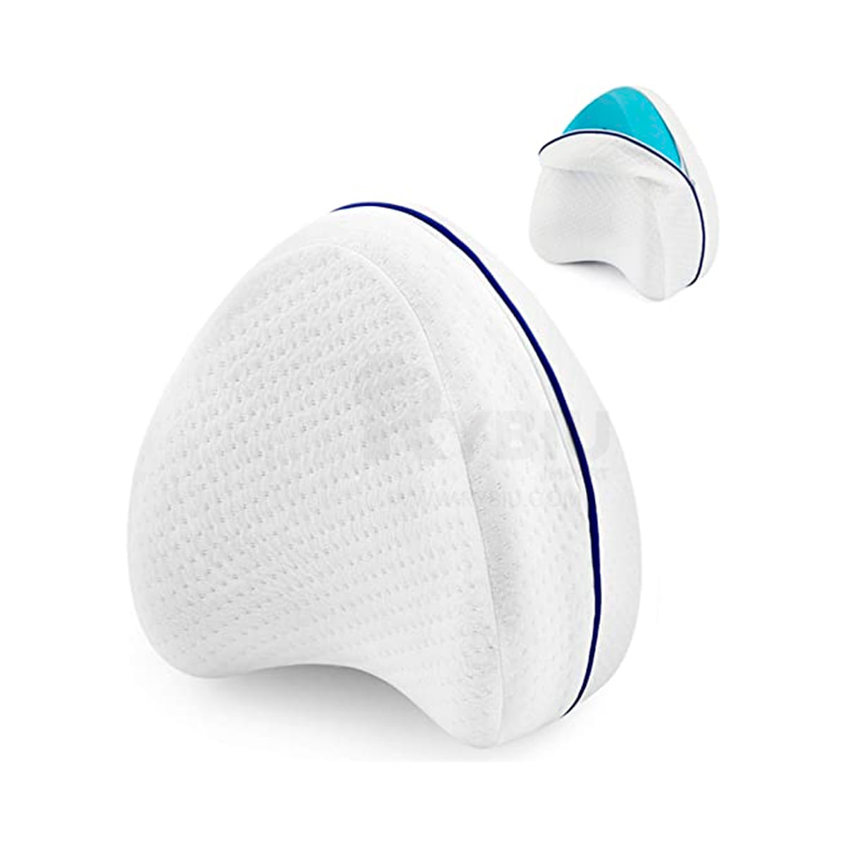 Almohada Memory Viscoelastica Piernas + Funda