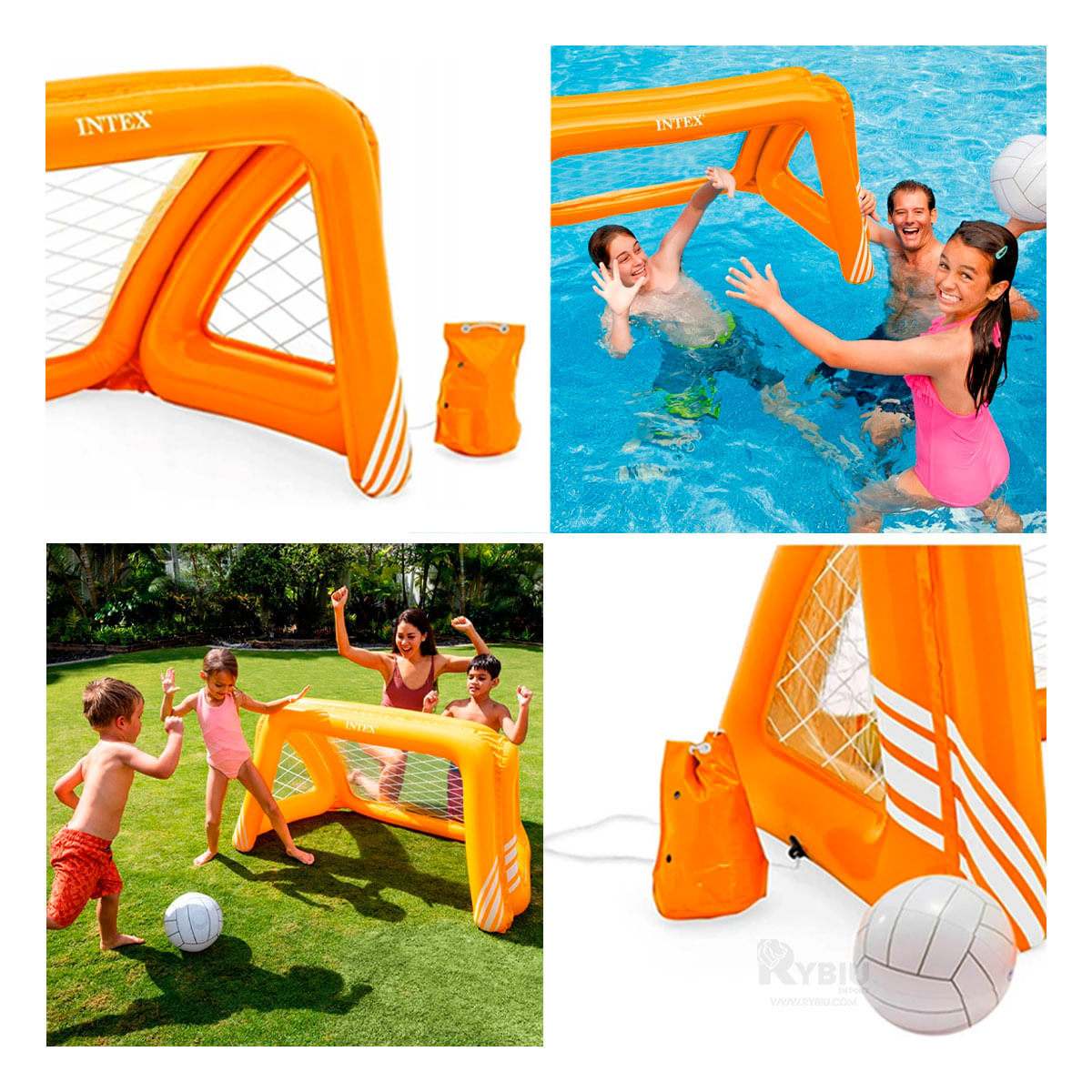 Arco Rapido de Inflar y Desinflar de Amarillo Y+Stickers