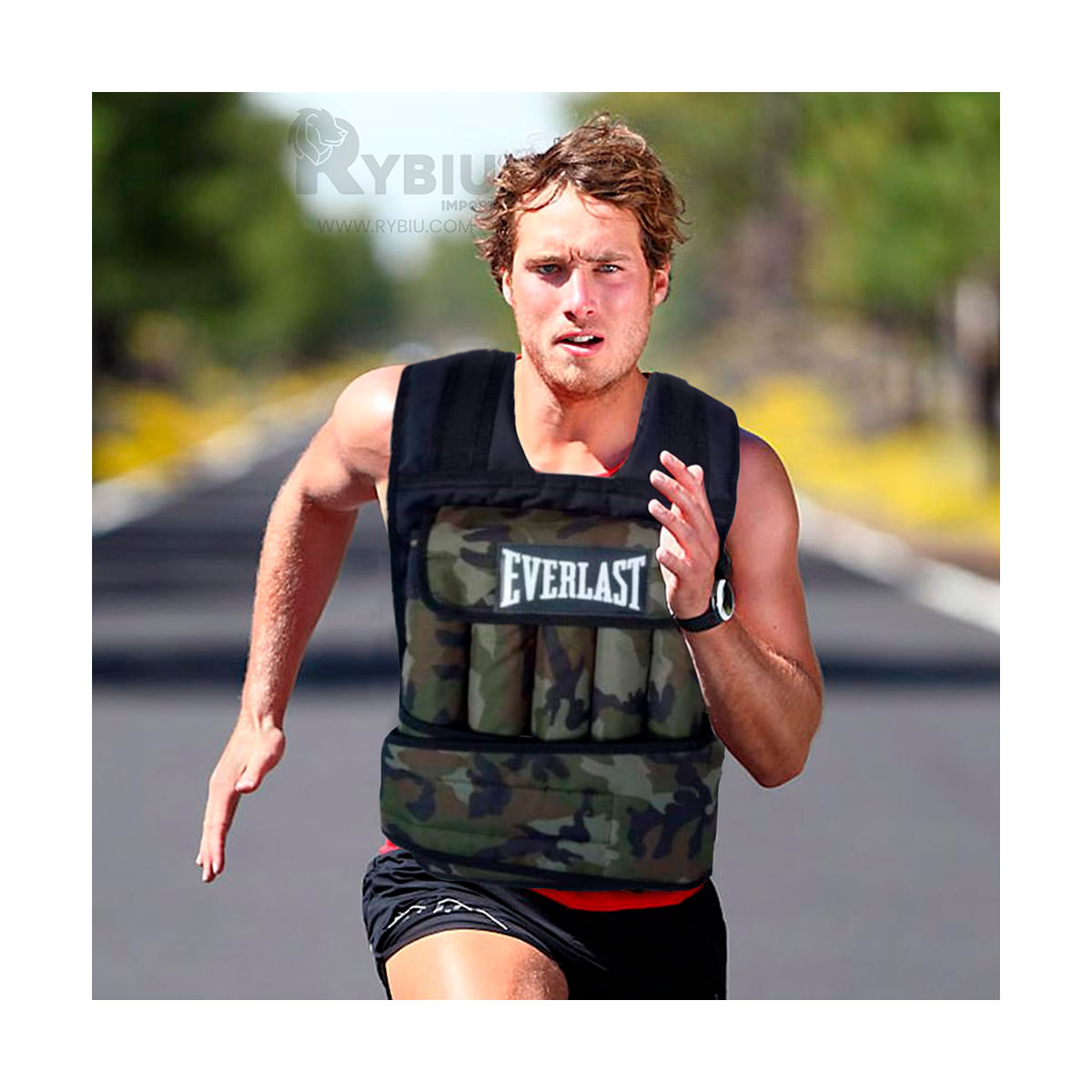 Chaleco de Carga Toraxica en Tono Verde Y+Stickers