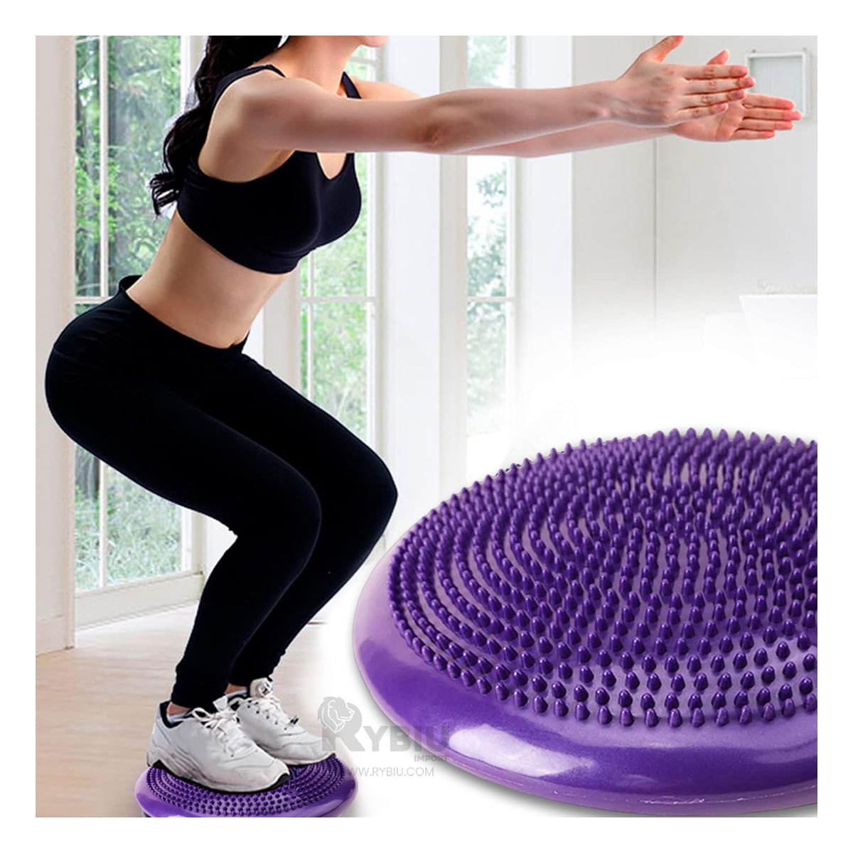 Disco Compacto y Versatil de Color Morado Y+Stickers