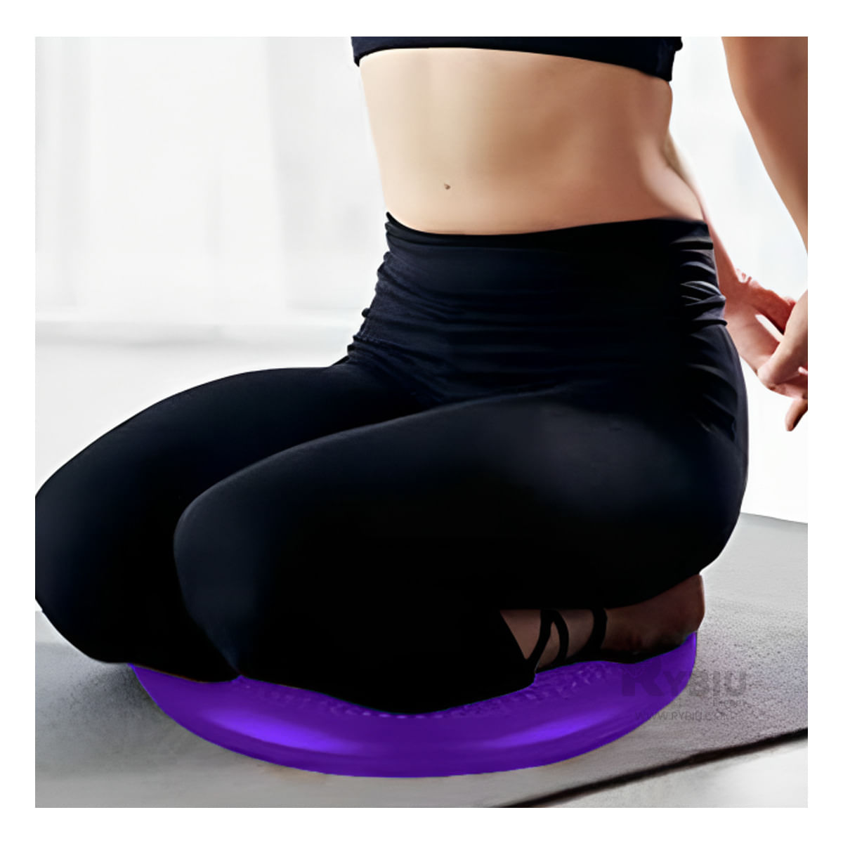 Disco con Pinchos Masajeadores de Morado Y+Papel de Regalo