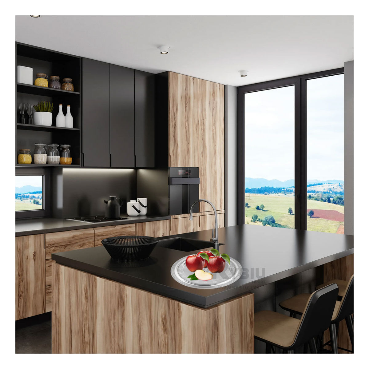 Bandeja Novedosa para Decoracion 40x40 cm de Acero