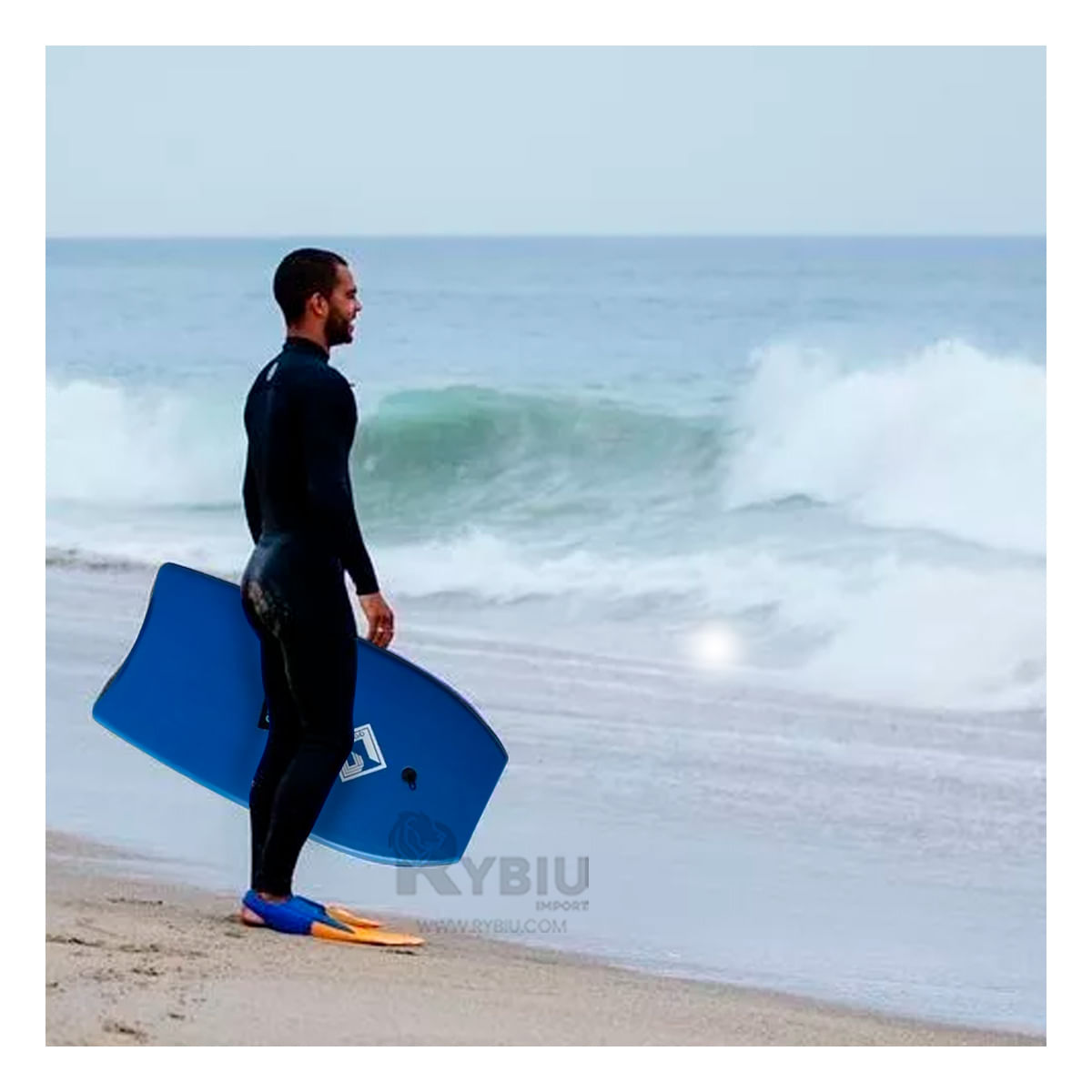 Bodyboard Ergonomica para Deporte en Azul Y+Papel de Regalo