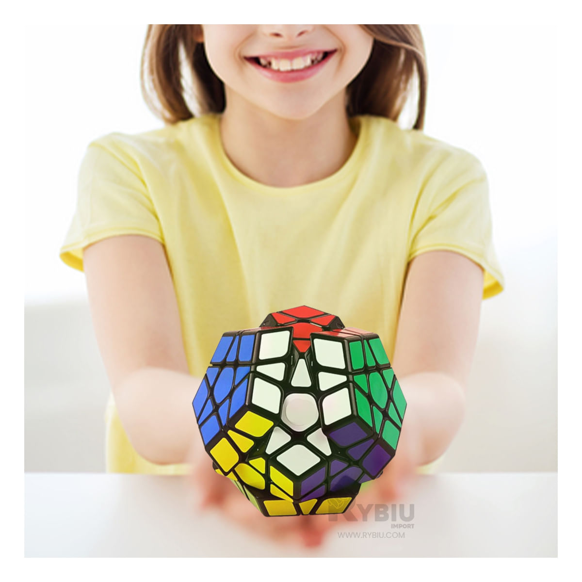 Cubo Versatil para Pensar en Multicolor Y+Stickers