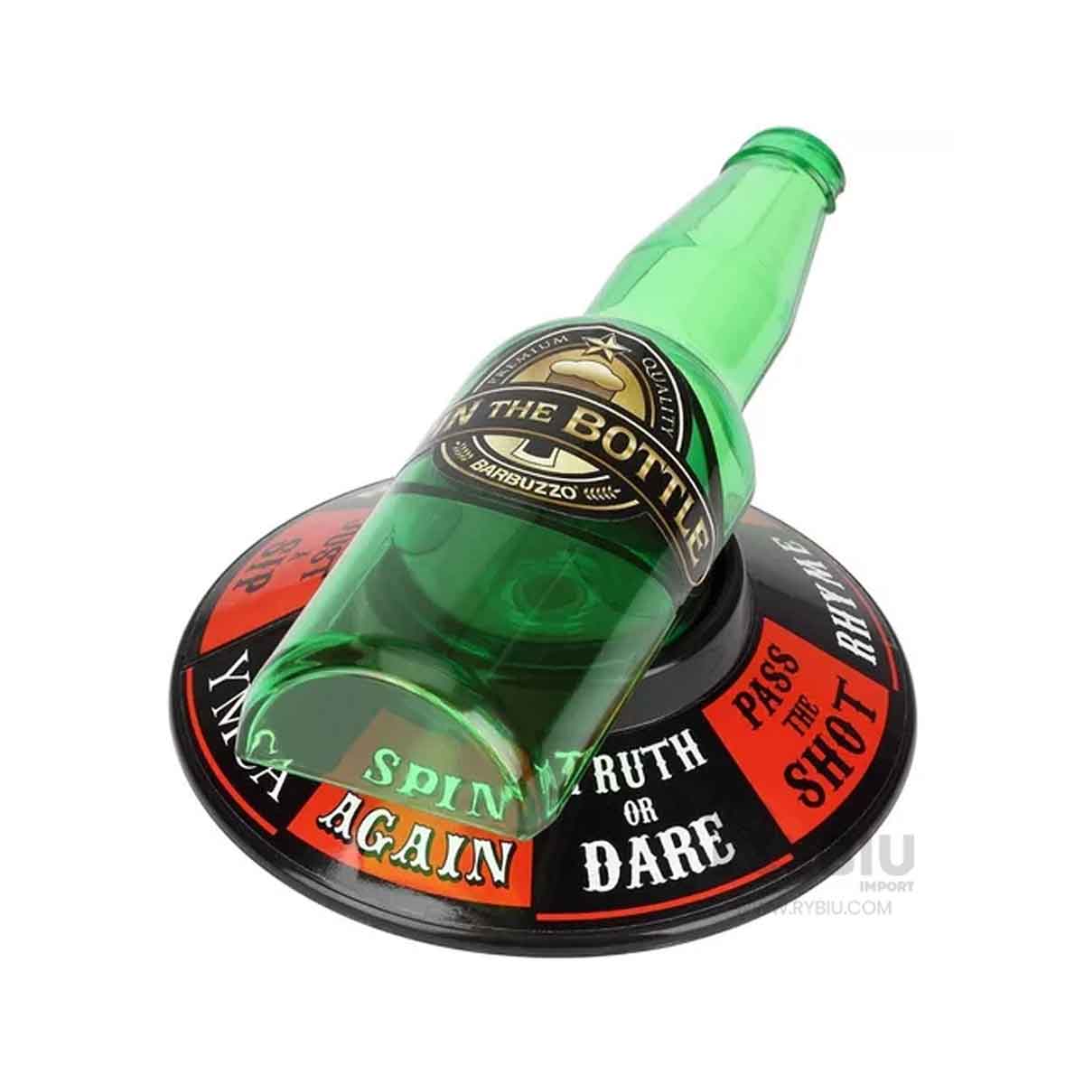 Botella Facil Uso Giratorio en Verde Y+Stickers