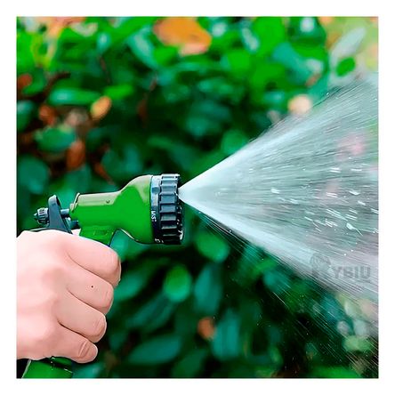 Manguera Extensible de 22 Metros para Jardin en Color Verde