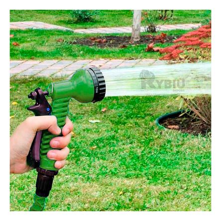 Manguera Retractil de Color Verde Y+Agendita