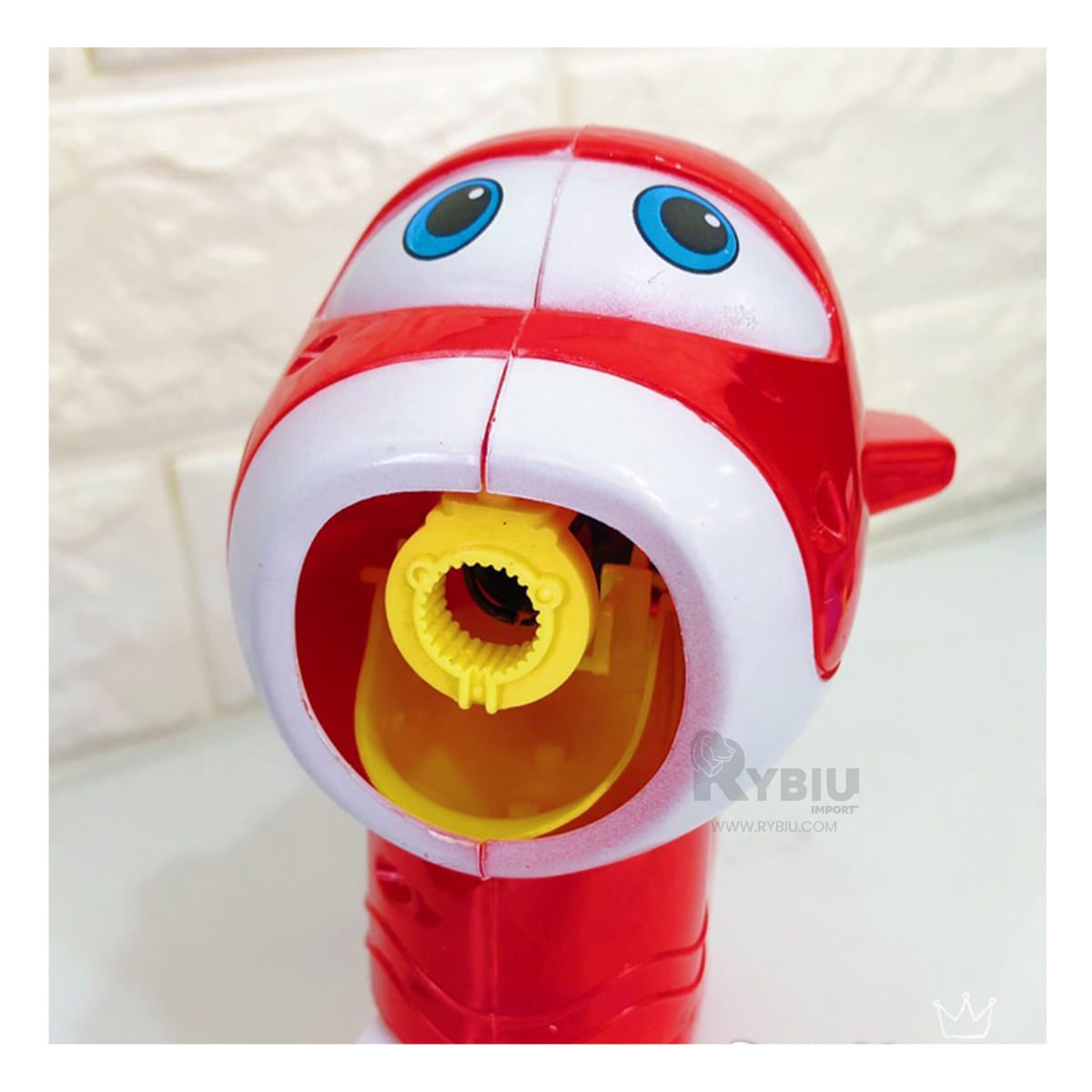 Juguete en Formato de Avion en Rojo Y+Stickers