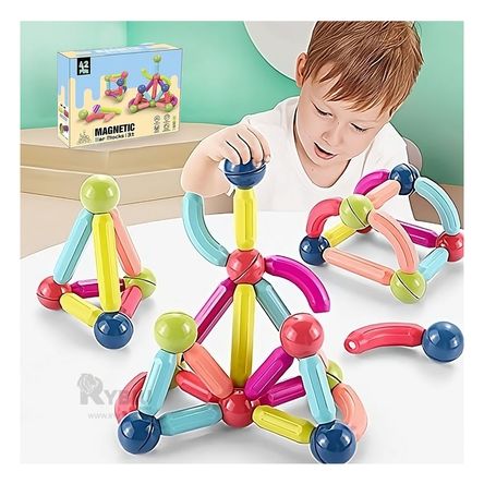 Juego Magnetico de 42 Piezas para Niños Multicolor