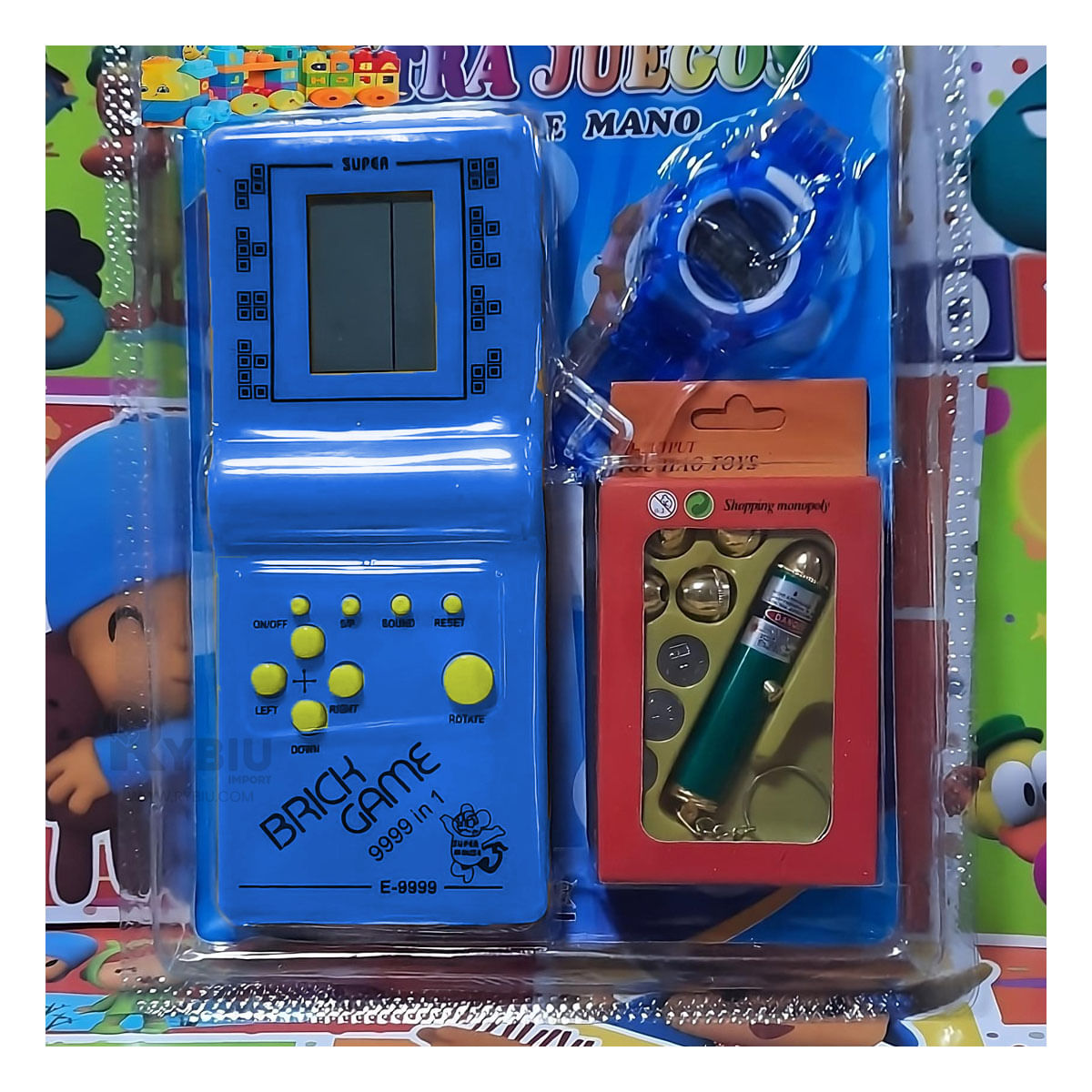 Pimboll Full Diversion para Niños Azul Y+Stickers