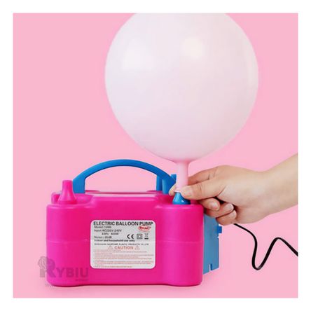 Inflador Manual de Globos Funcional de Color Fucsia