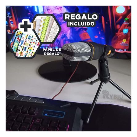 Microfono Multifuncional en Color Negro Y+Papel de Regalo Microfono Multifuncional en Color Negro Y+Papel de Regalo