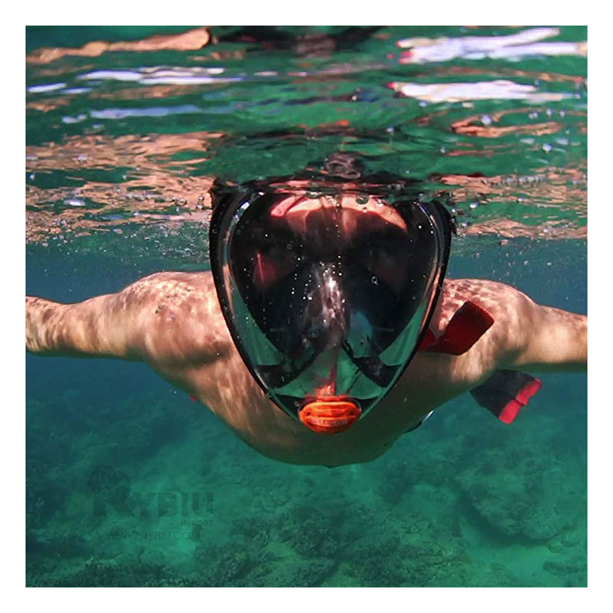 Mascara Facil de Usar con Correa de Color Negro Y+Stickers