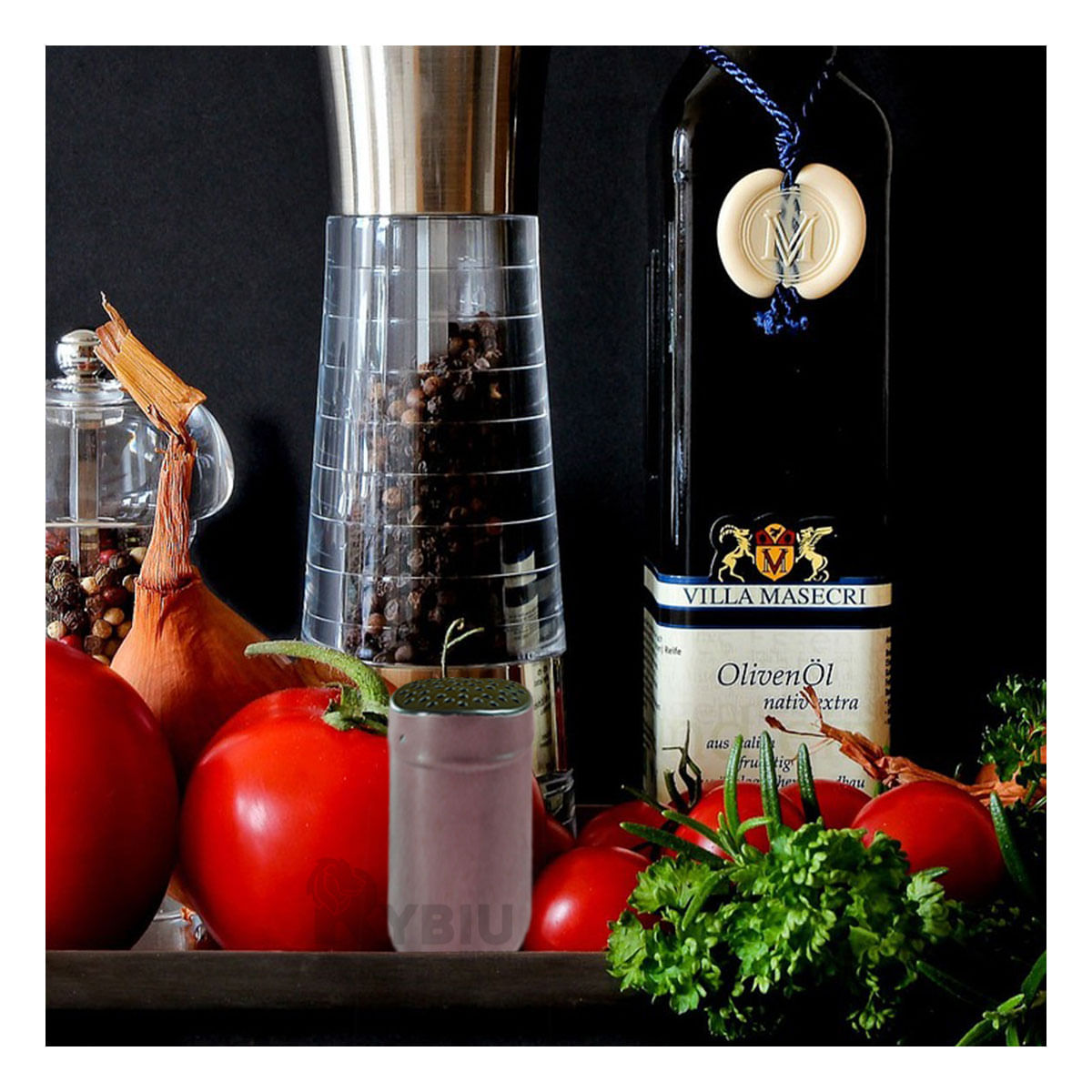 Salero Ergonomico para el Hogar en Metal Y+Papel de Regalo