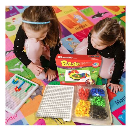 Puzzle Dinamico para Niños de Color Rojo Y+Papel de Regalo Puzzle Dinamico para Niños de Color Rojo Y+Papel de Regalo