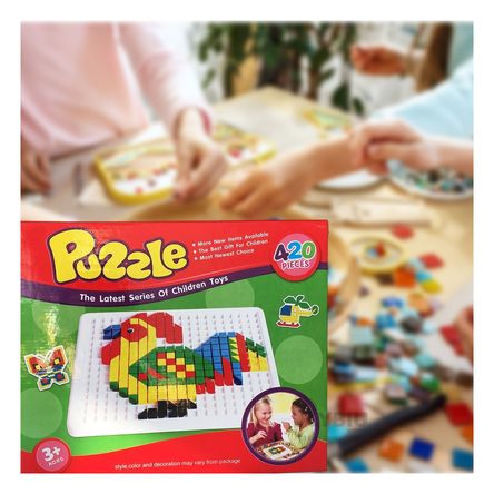 Puzzle con Dimensiones para Formas Modelo en Rojo Y+Agendita
