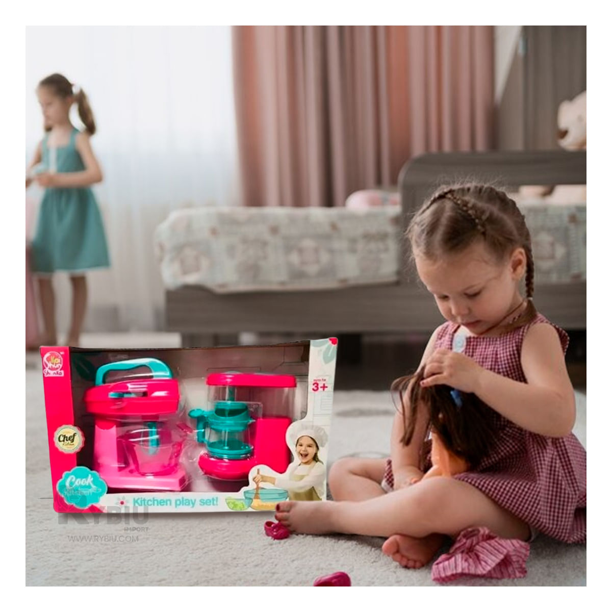 Set de Reposteria de Color Rosado Y+Stickers