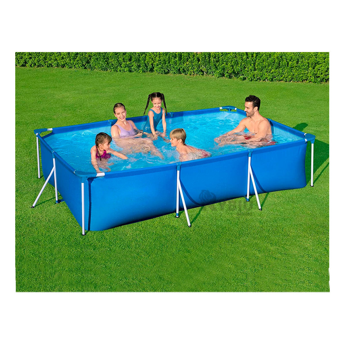 Piscina Rectangular Parante 260 x 160 x 65 cm en Color Azul