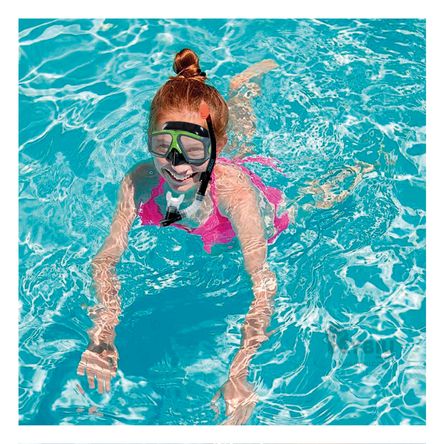Set de 3 piezas para Buceo en Color Negro Y+Stickers