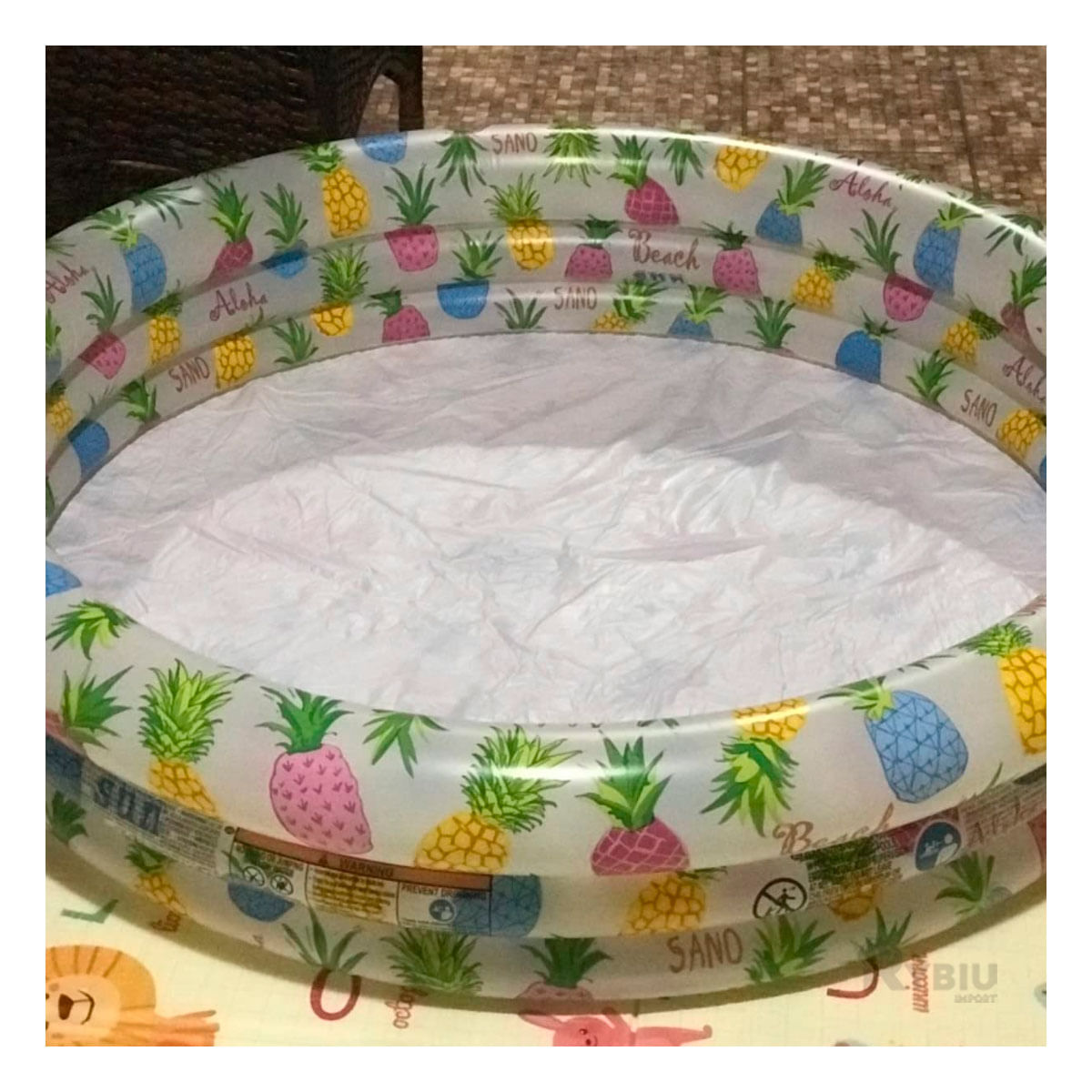 Piscina Versatil y Comoda en Multicolor Y+Stickers