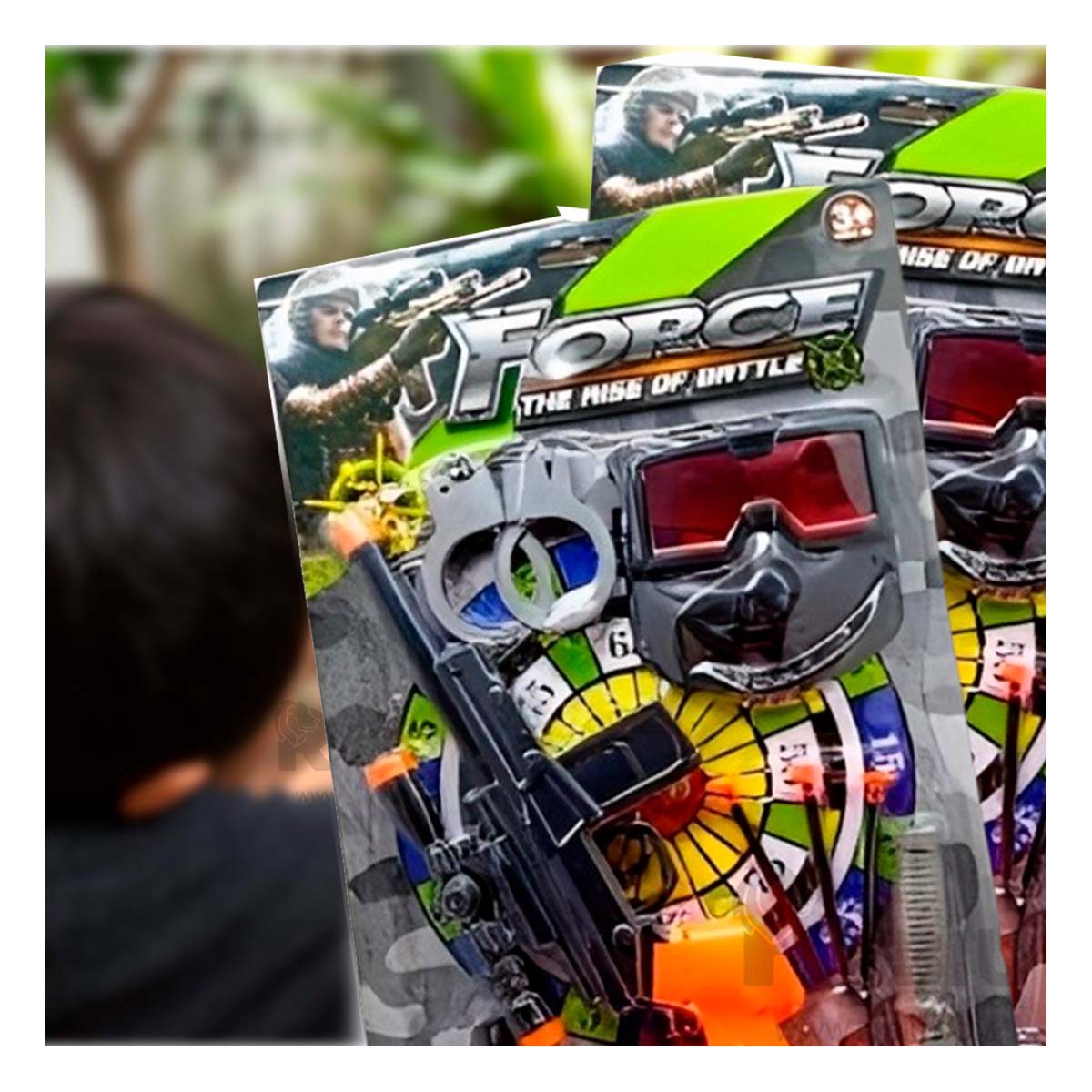 Set con Accesorios Adicionales de Naranja Y+Stickers