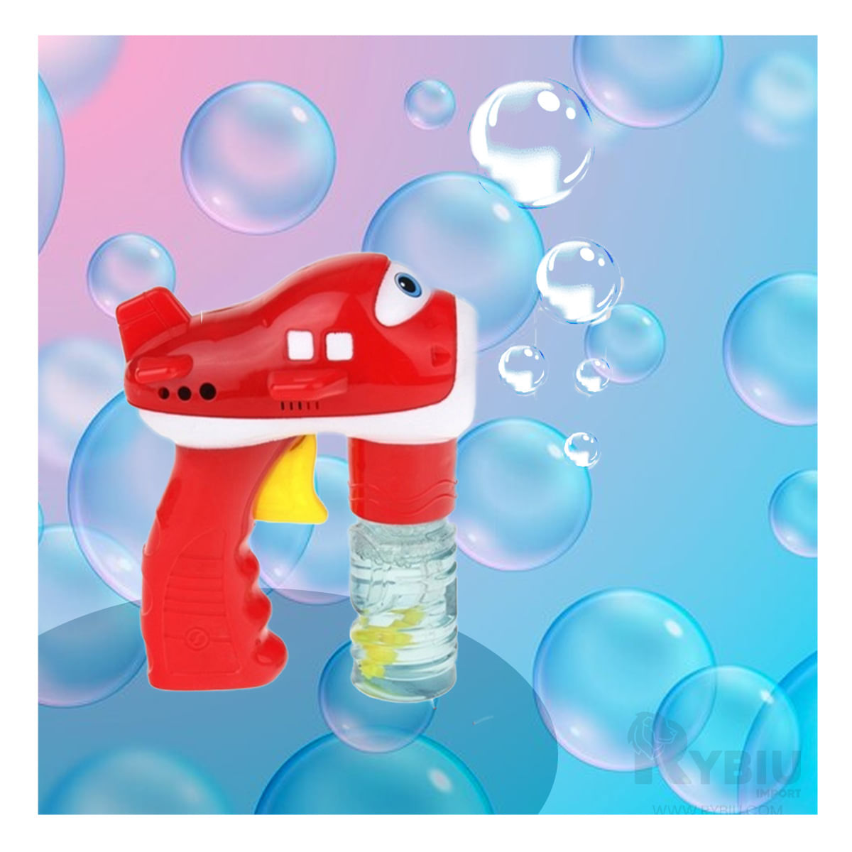 Juguete de Avion Burbujero en Color Rojo