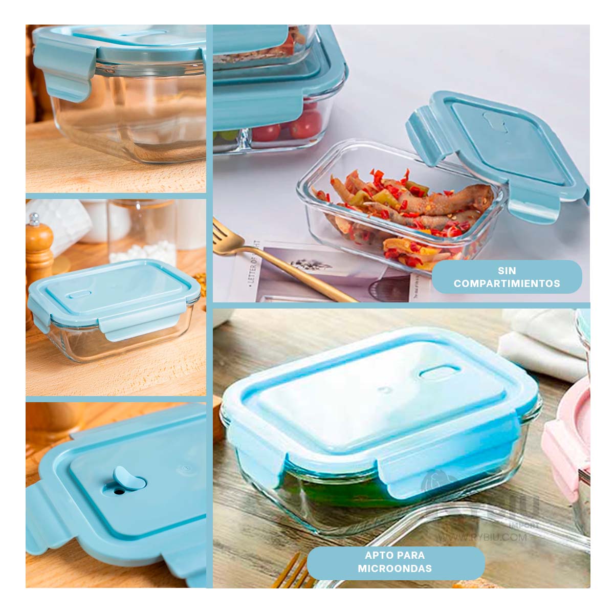 Taper de Ajuste Hermetico Diseño de Color Celeste Y+Stickers