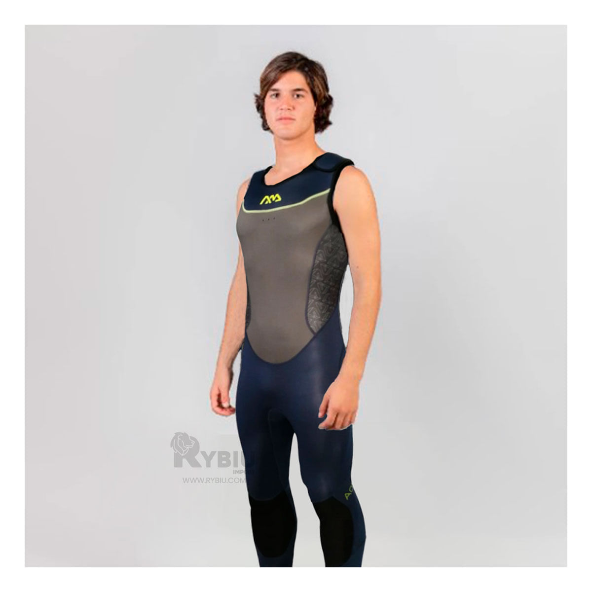 Traje Moderno y Funcional para Natacion Color Azul