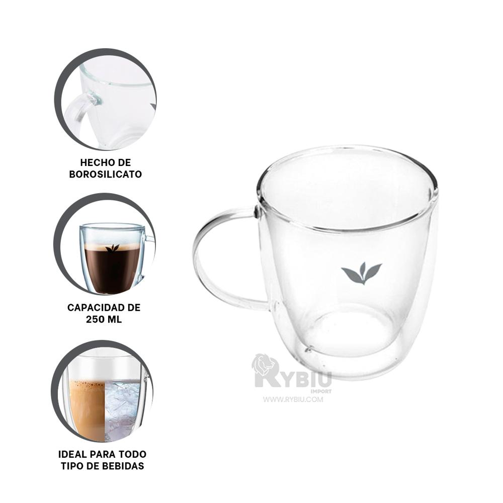 Vaso Versatil de 250ML con Transparente Y+Post-it Adhesivos