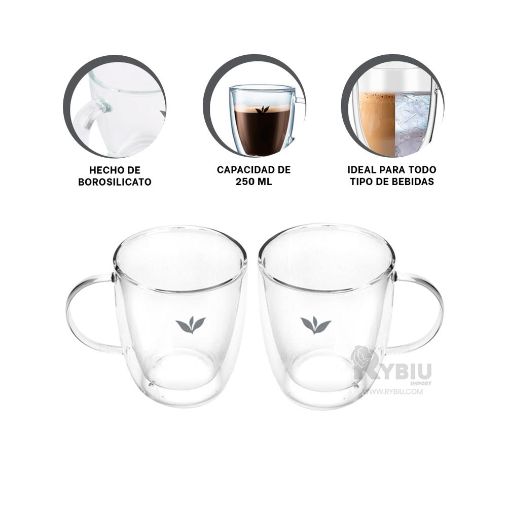Vaso Util de 250ML con Transparente Y+Banderitas Adhesivas