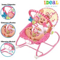 Mecedora para Bebes Musical y Vibrador 898-916 Rosado