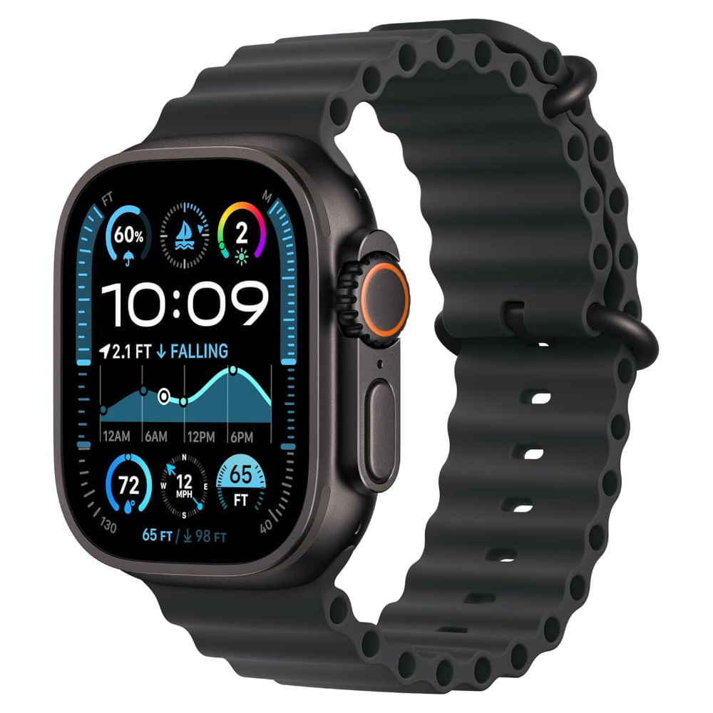 Apple Watch Ultra 2 GPS + Celullar 49mm | Case Negro + Ocean Band Negro