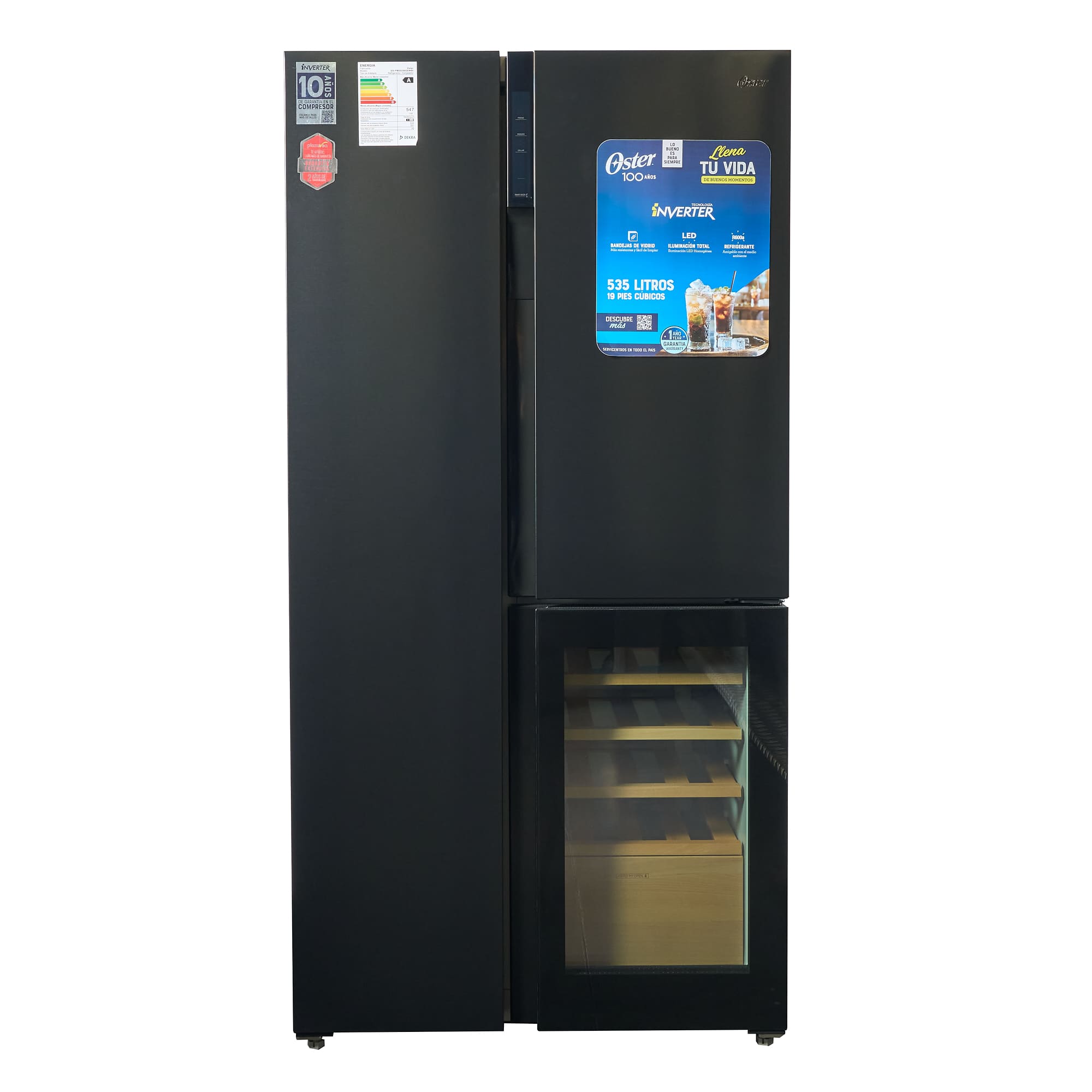 Refrigeradora OSTER 535L No Frost OS-PMDS1902EWBI Negro